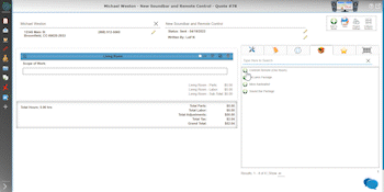 Drag-and-drop quote builder